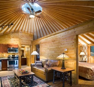 Pacific Yurt Living Room Lodge